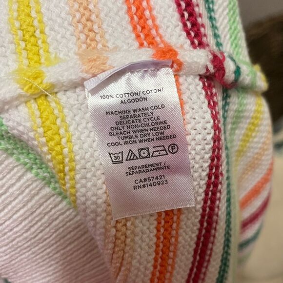 Loft Rainbow Striped Button
Sweater Tank - Picture 5 of 5